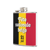 Franse vlag nationale belge Belgische vlag Heupfles (Links)