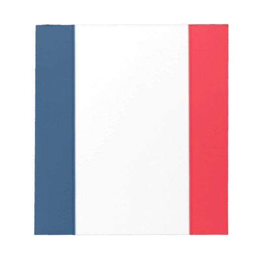 Franse vlag notitieblok (Voorkant)
