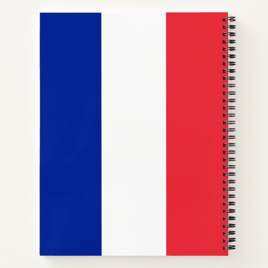Franse vlag notitieboek (Achterkant)