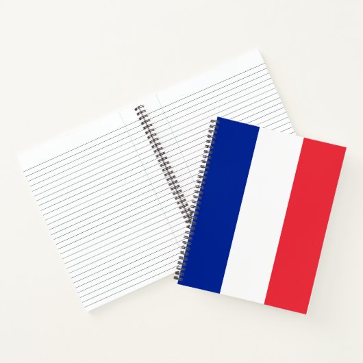 Franse vlag notitieboek (Binnen)