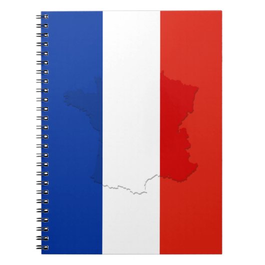 Franse vlag notitieboek (Voorkant)