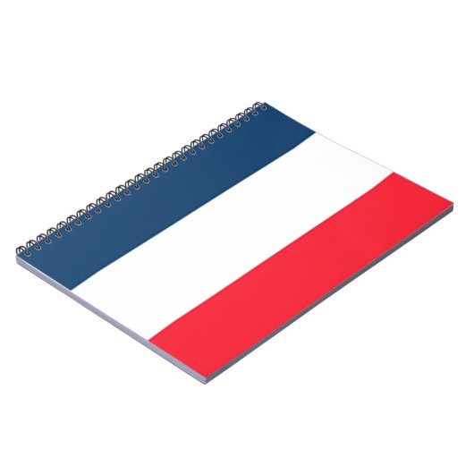 Franse vlag notitieboek (Linkerzijde)