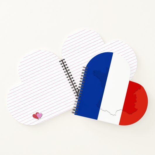 Franse vlag notitieboek (Binnen)