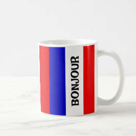 Franse vlag ontwerp koffie Mok