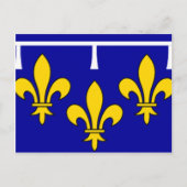 Franse vlag Orleans Briefkaart (Voorkant)