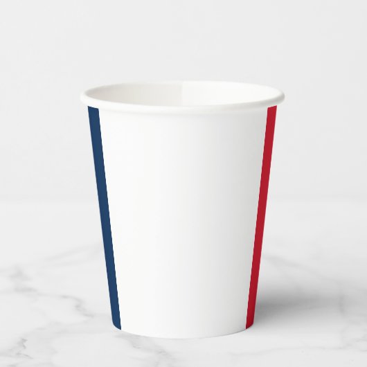 Franse vlag papieren bekers (Links)