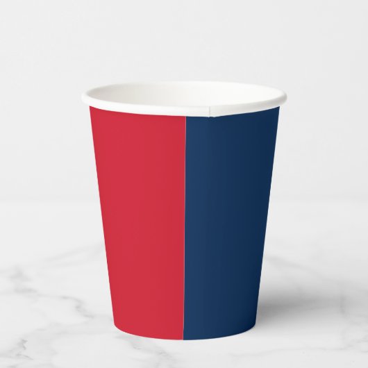 Franse vlag papieren bekers (Rechts)