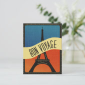  Franse vlag Paris Eiffeltoren Reizen Briefkaart (Staand voorkant)