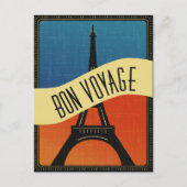  Franse vlag Paris Eiffeltoren Reizen Briefkaart (Voorkant)