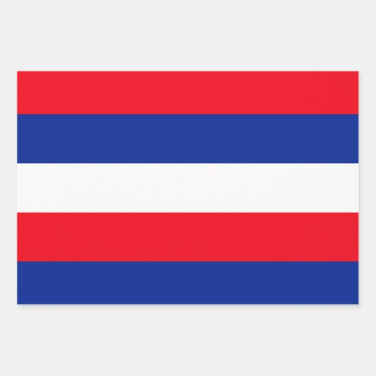 Franse vlag Patriottische kleuren internationaal r Inpakpapier Vel (Voorkant)