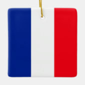 Franse vlag Patriottische kleuren internationaal r Keramisch Ornament (Voorkant)