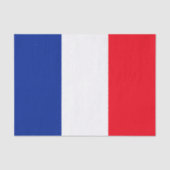Franse vlag Patriottische kleuren internationaal r Tissuepapier (Voorkant)