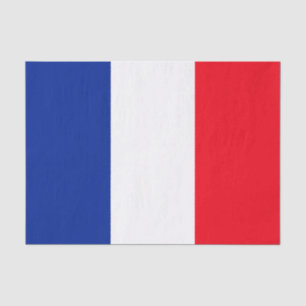 Franse vlag Patriottische kleuren internationaal r Tissuepapier