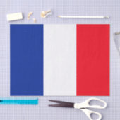 Franse vlag Patriottische kleuren internationaal r Tissuepapier (Craft)