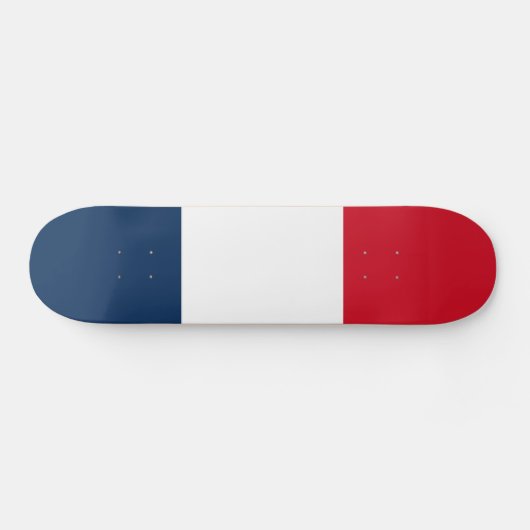 Franse vlag persoonlijk skateboard (Horizontaal)