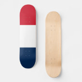 Franse vlag persoonlijk skateboard (Voorkant)