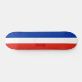 Franse vlag persoonlijk skateboard (Horizontaal)