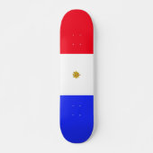 Franse vlag persoonlijk skateboard (Voorkant)