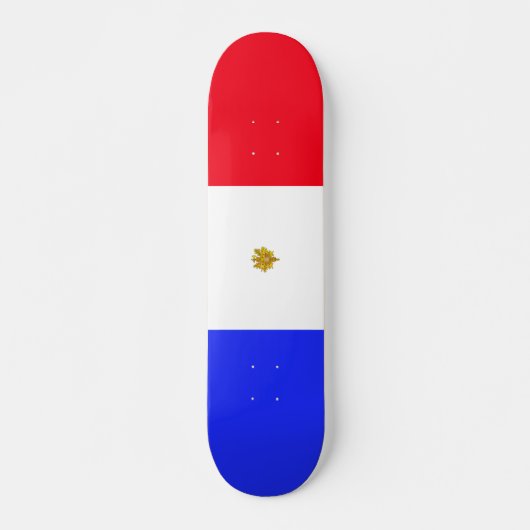 Franse vlag persoonlijk skateboard (Voorkant)