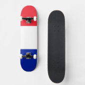 Franse vlag persoonlijk skateboard (Voorkant)