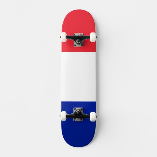 Franse vlag persoonlijk skateboard (Voorkant)