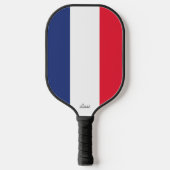 Franse vlag pickleball paddle (Voorkant)