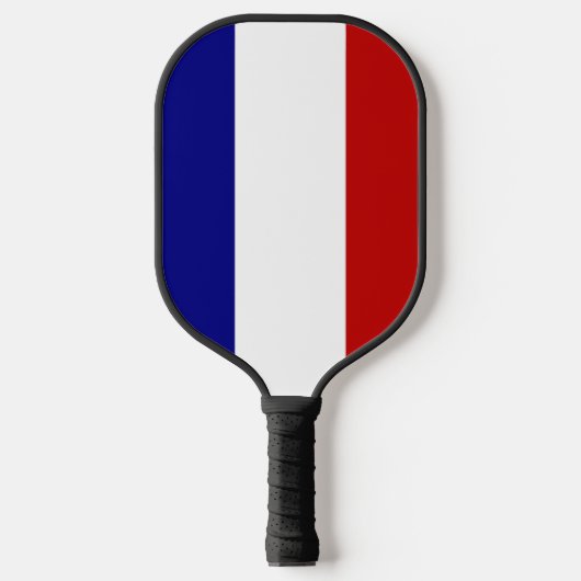 Franse vlag pickleball paddle (Voorkant)