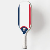 Franse vlag Pickleball Paddle - Aangepaste naam / (Links)