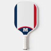 Franse vlag Pickleball Paddle - Aangepaste naam / (Achterkant)