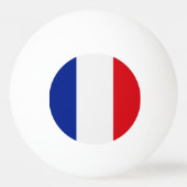 Franse vlag pingpongbal (Voorkant)