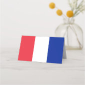 Franse vlag plaatskaartje (Achterkant)