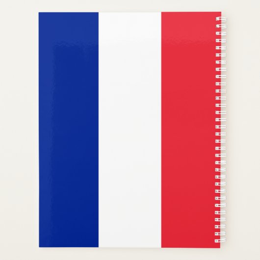 Franse Vlag Planner (Achterkant)