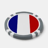 Franse vlag poker chips (Enkel)