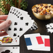 Franse vlag pokerkaarten (Insitu)