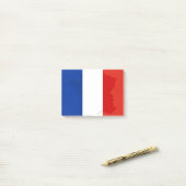 Franse vlag post-it® notes (Op bureau)