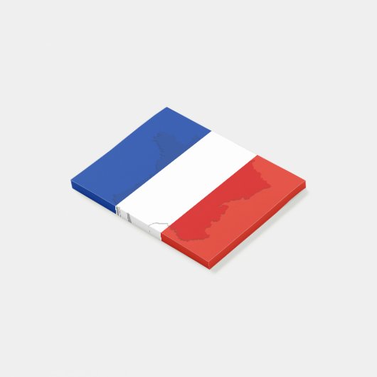 Franse vlag post-it® notes (Schuin)