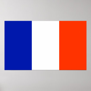 franse vlag poster