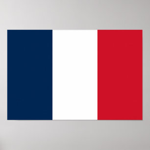 Franse vlag poster