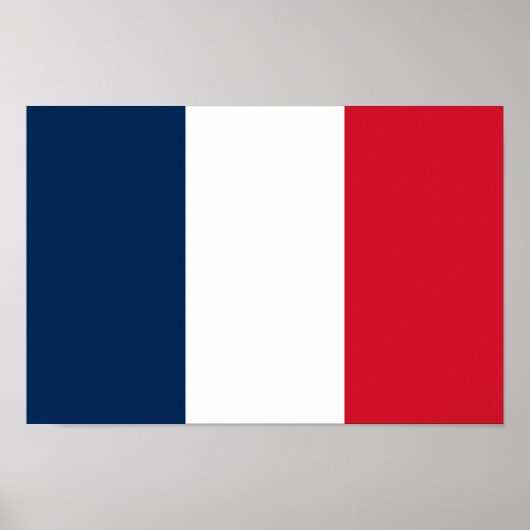 Franse vlag poster (Voorkant)