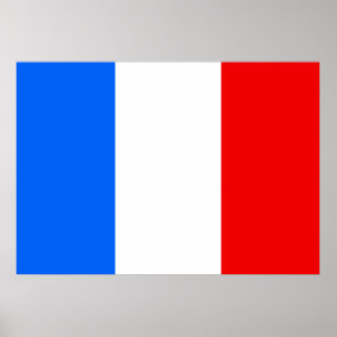 Franse vlag poster