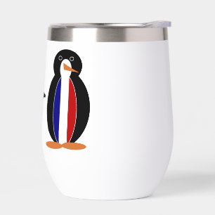 Franse vlag praten Ms Penguin gepersonaliseerd