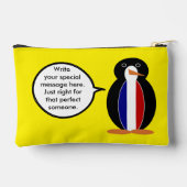 Franse vlag praten Ms Penguin gepersonaliseerd Etui (Achterkant)