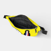 Franse vlag praten Ms Penguin gepersonaliseerd Heuptasje (Open)