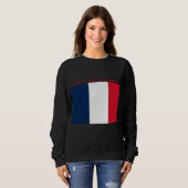 Franse vlag raamfolie trui (Voorkant volledig)