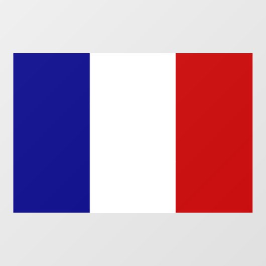 Franse vlag raamsticker (Vel)