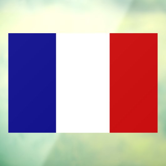 Franse vlag raamsticker (Vel 3)