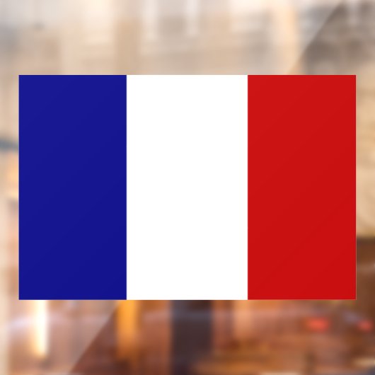 Franse vlag raamsticker (Vel 2)