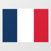 Franse vlag raamsticker (Vel)