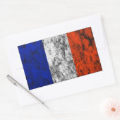 franse vlag rechthoekige sticker (Envelop)