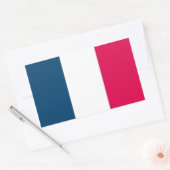 Franse vlag rechthoekige sticker (Envelop)